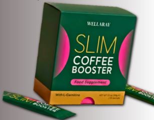 Wellaray Slim Coffee Booster box with L-Carnitine